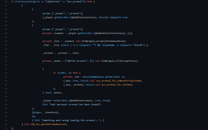 Code snippet of UNITAF Framework mod